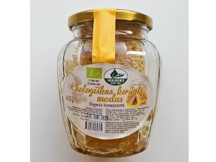 Raw and organic honey comb