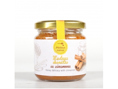 Honey with cinnamon, 200 g