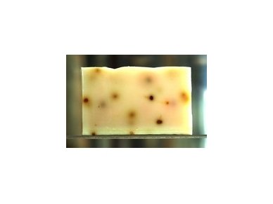 Natural handmade soap with bee pollen